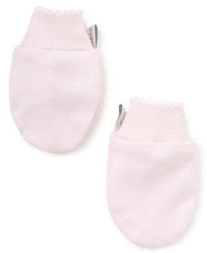 Pink Cotton Scratch Mitts