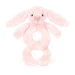 Jellycat bashful pink bunny rattle pure baby