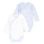 Long Sleeved Blue Elephants Body Set