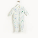 Sleepsuit and Blanket Cloud Stripe Gift Box